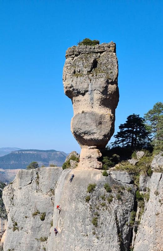 escalada gargantas de la Jonte