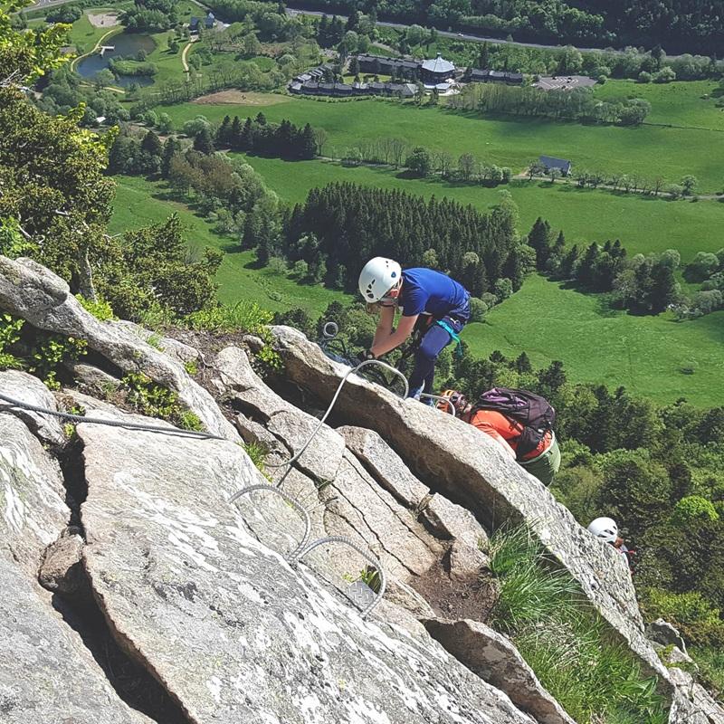 recorrido vía ferrata