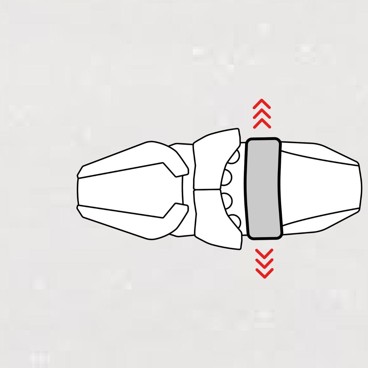 Esquema Anti Friction Slider de Tyrolia