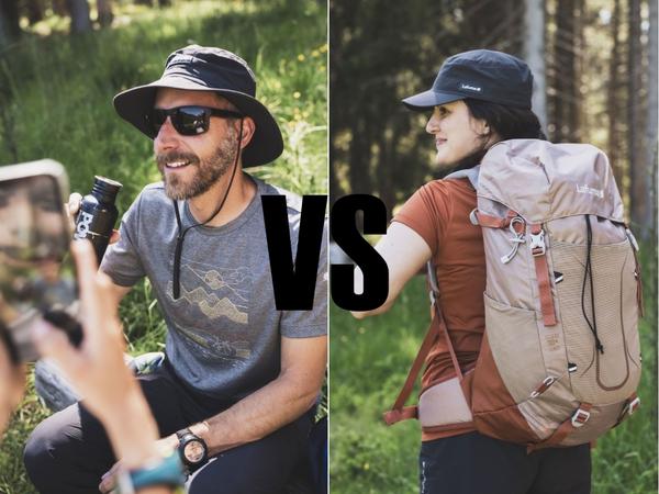 gorra vs sombrero senderismo guía